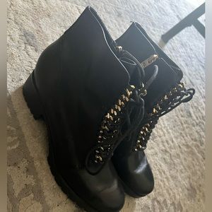 Karl Lagerfeld Combat Boots